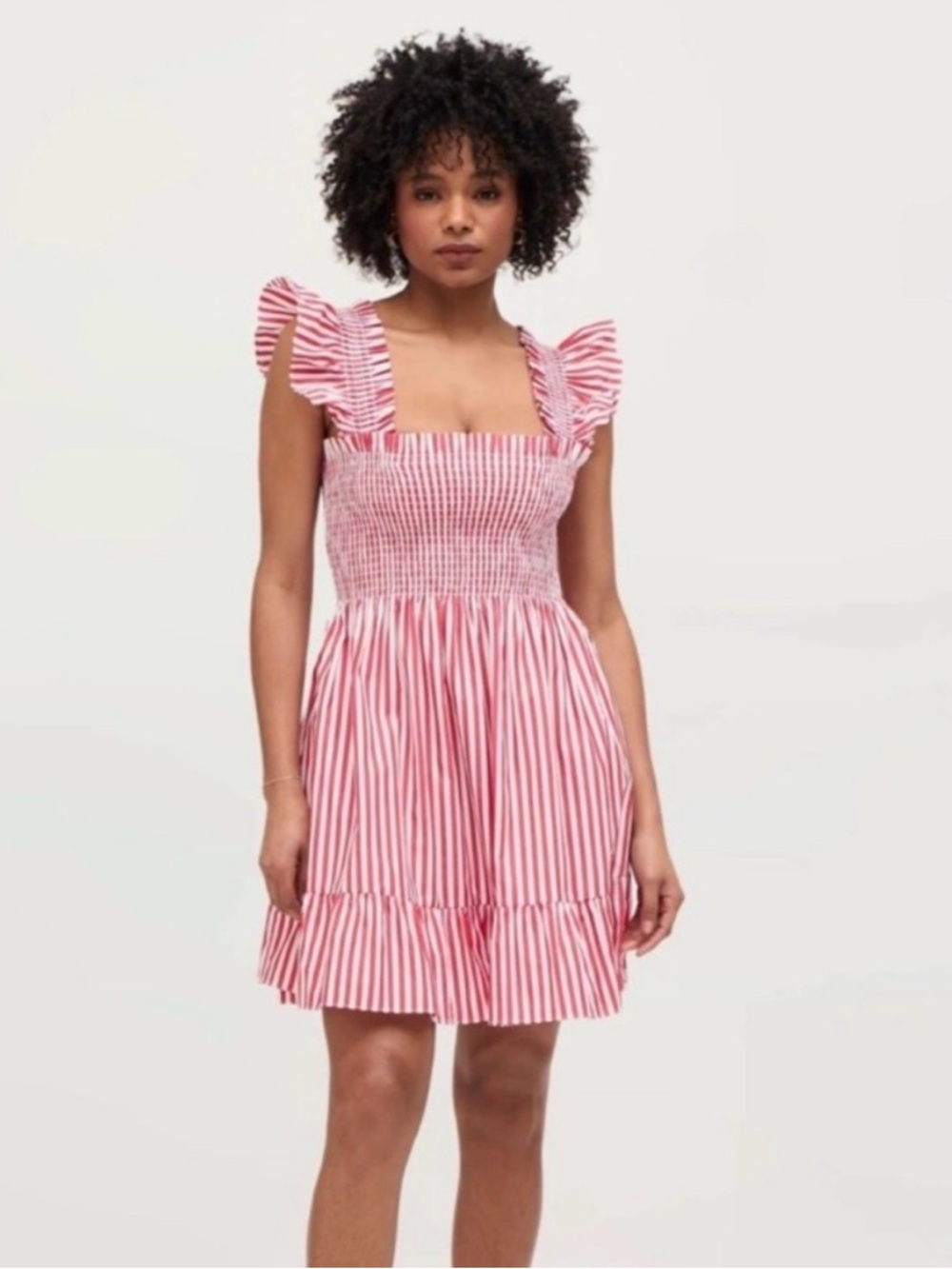 Hill House Elizabeth in Cherry Stripe, XS
